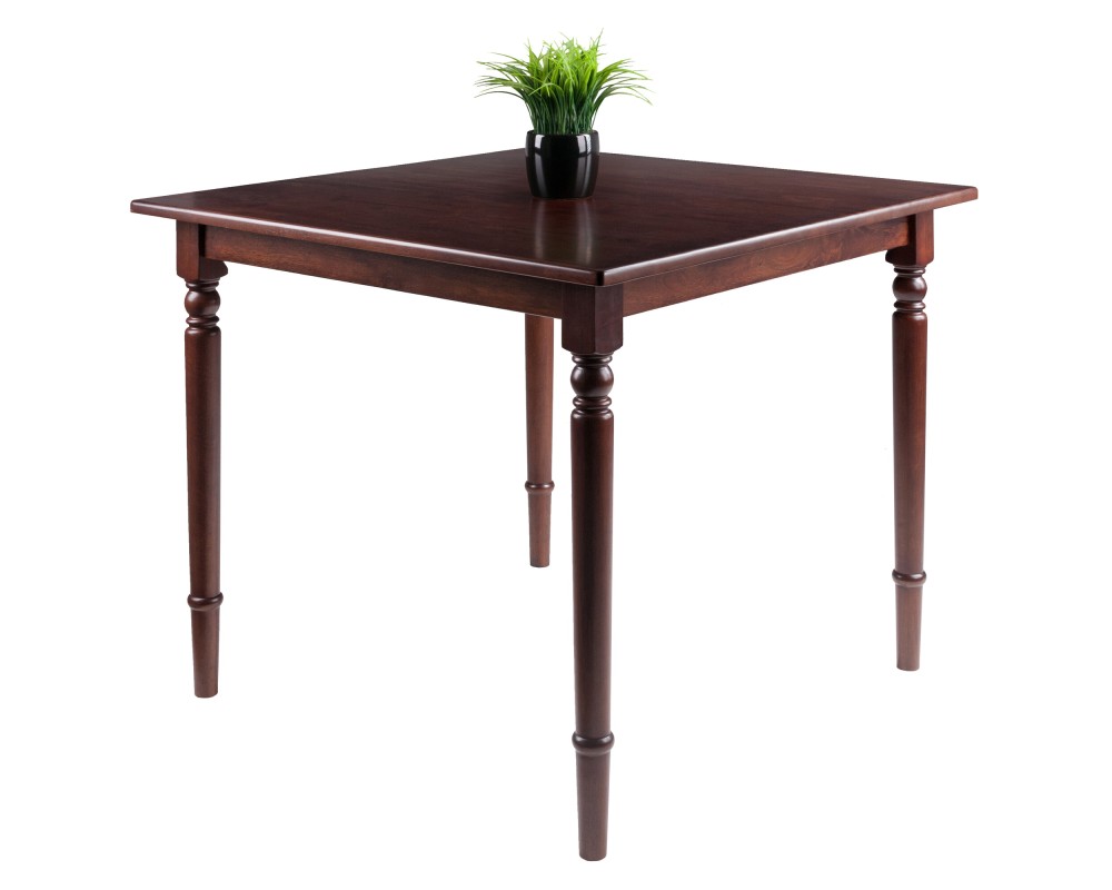 Mornay Square Dining Table, 36' Wide, Walnut