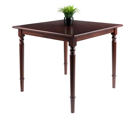 Mornay Square Dining Table, 36' Wide, Walnut