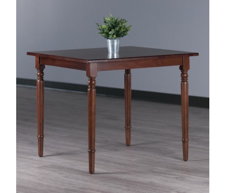 Mornay Square Dining Table, 36' Wide, Walnut