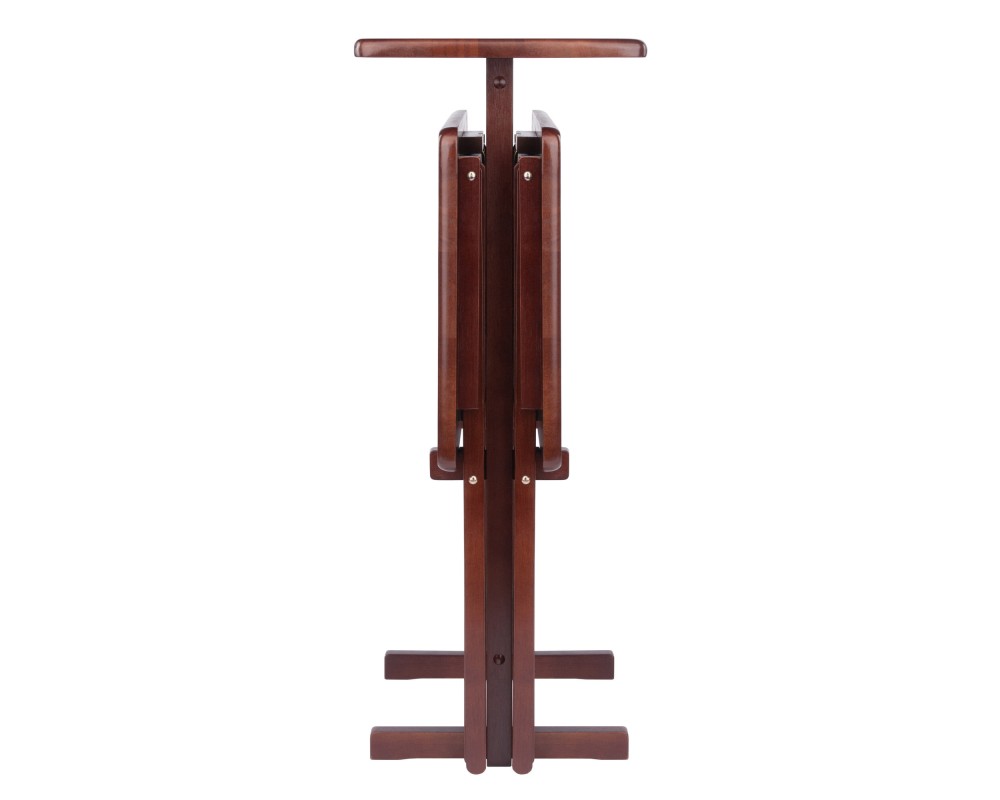 Riley 3-Pc Snack Table Set, Walnut