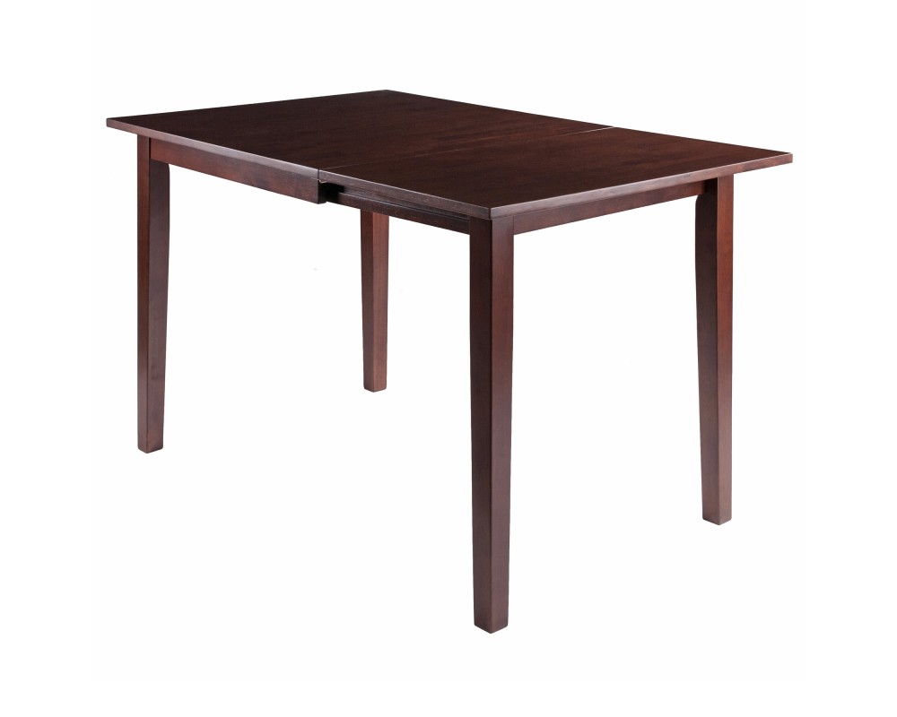 Perrone Extendable Dining Table, 48' Wide, Walnut