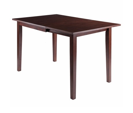 Perrone Extendable Dining Table, 48' Wide, Walnut