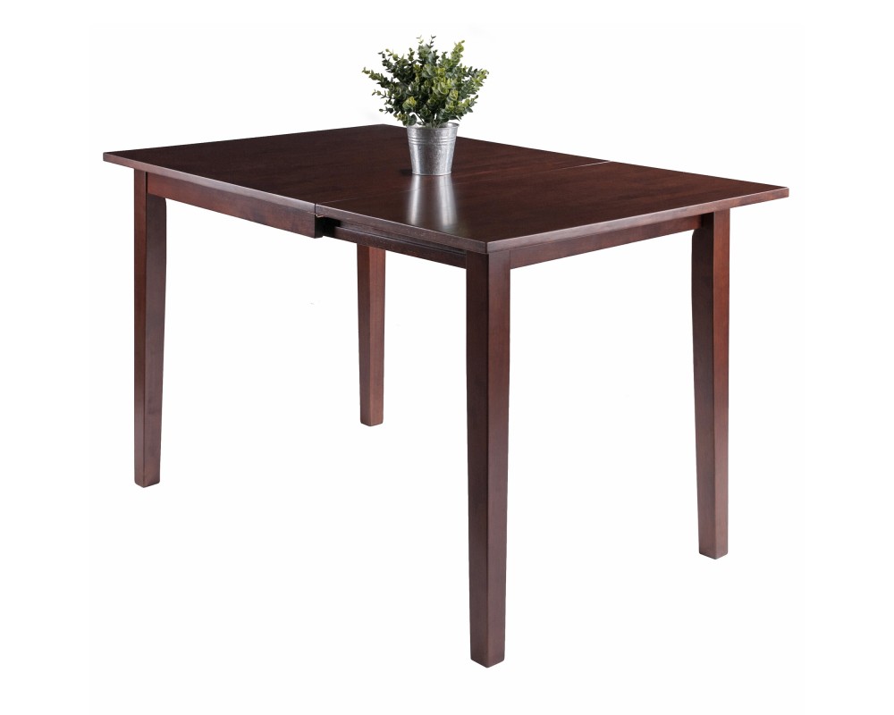 Perrone Extendable Dining Table, 48' Wide, Walnut