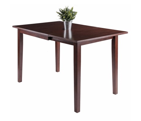 Perrone Extendable Dining Table, 48' Wide, Walnut