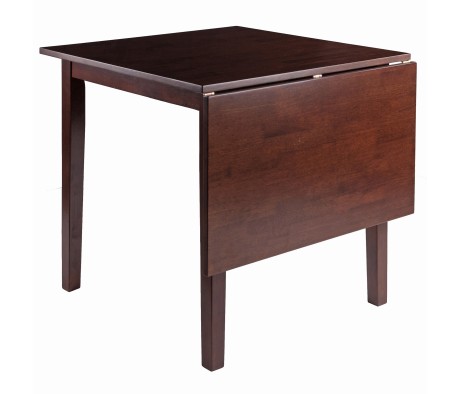 Perrone Extendable Dining Table, 48' Wide, Walnut