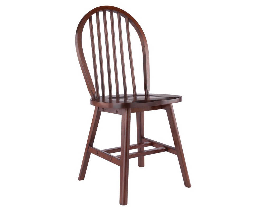Windsor 2-Pc Chair Set, Walnut