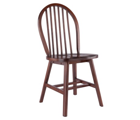 Windsor 2-Pc Chair Set, Walnut