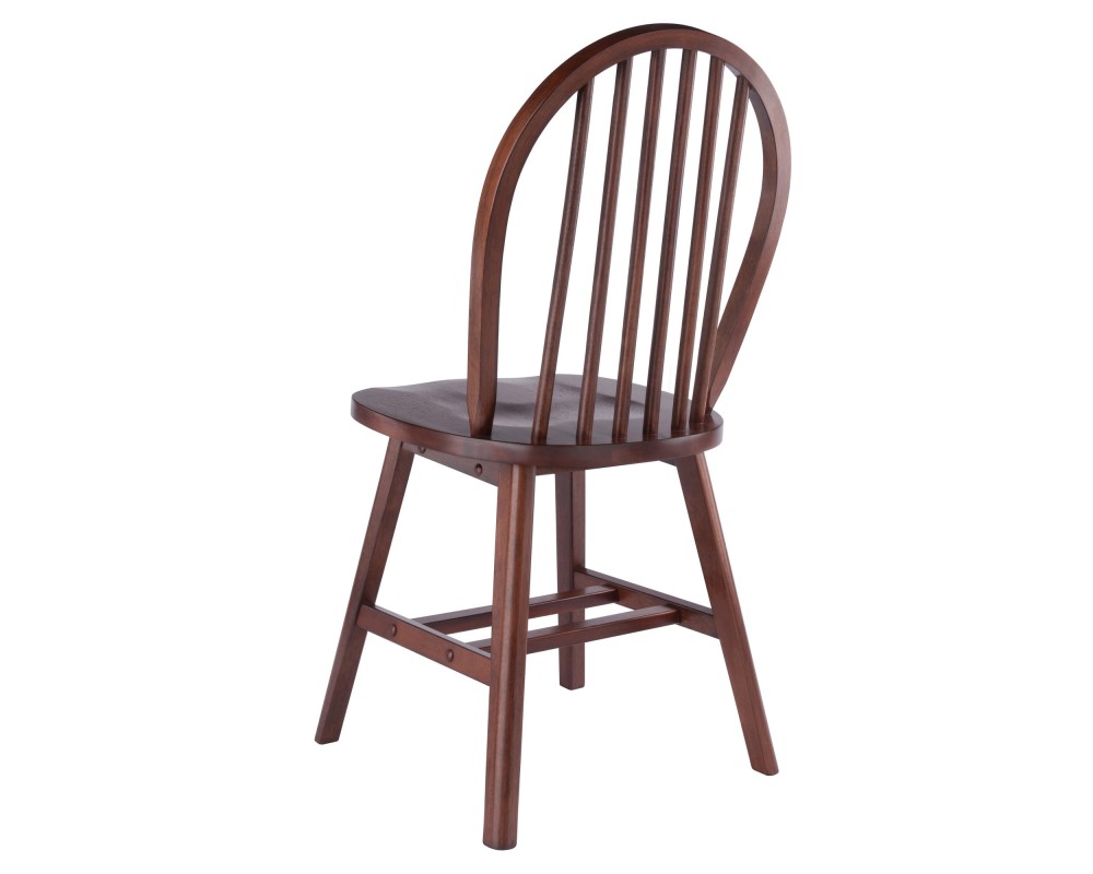 Windsor 2-Pc Chair Set, Walnut