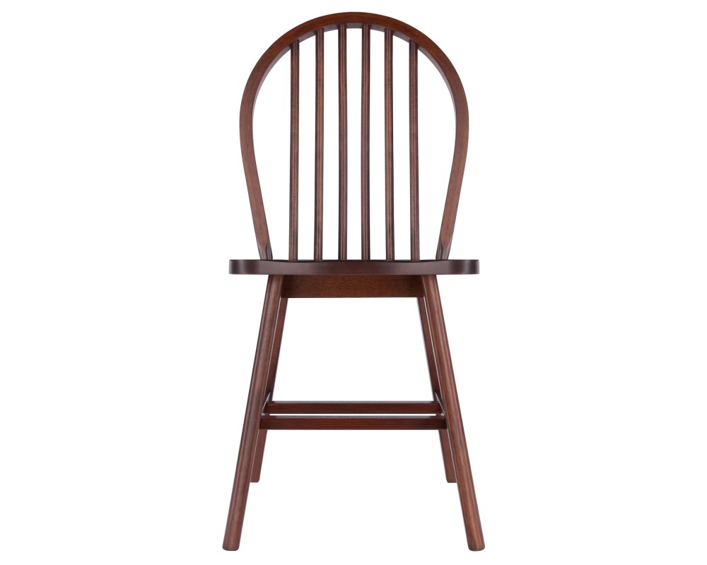 Windsor 2-Pc Chair Set, Walnut