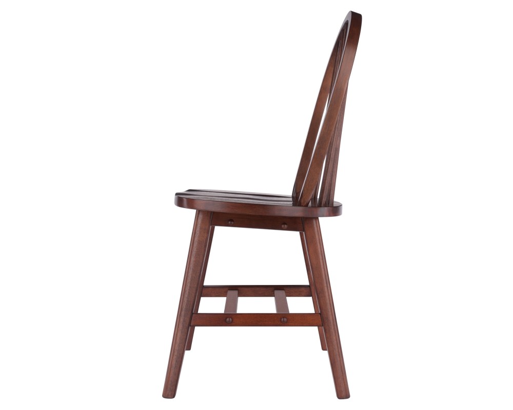 Windsor 2-Pc Chair Set, Walnut