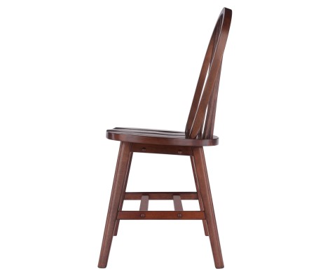 Windsor 2-Pc Chair Set, Walnut