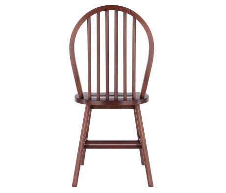 Windsor 2-Pc Chair Set, Walnut
