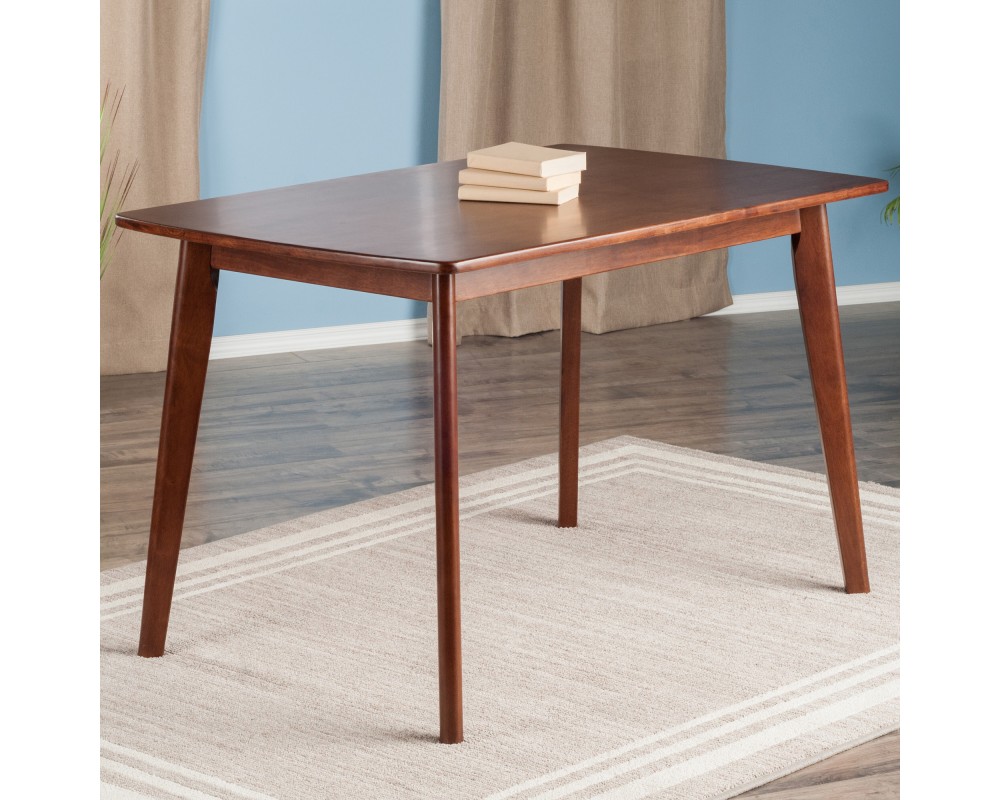 Shaye Dining Table, 47' Wide, 29' High, Walnut