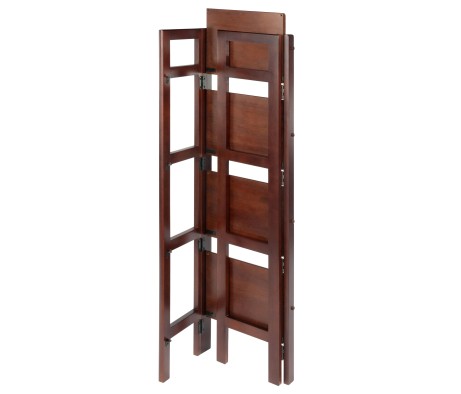 Terry 4-Tier Foldable Shelf, Narrow, Walnut