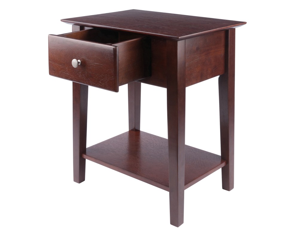 Rochester Nightstand, 25' High, 22' Wide, Walnut