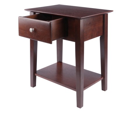Rochester Nightstand, 25' High, 22' Wide, Walnut