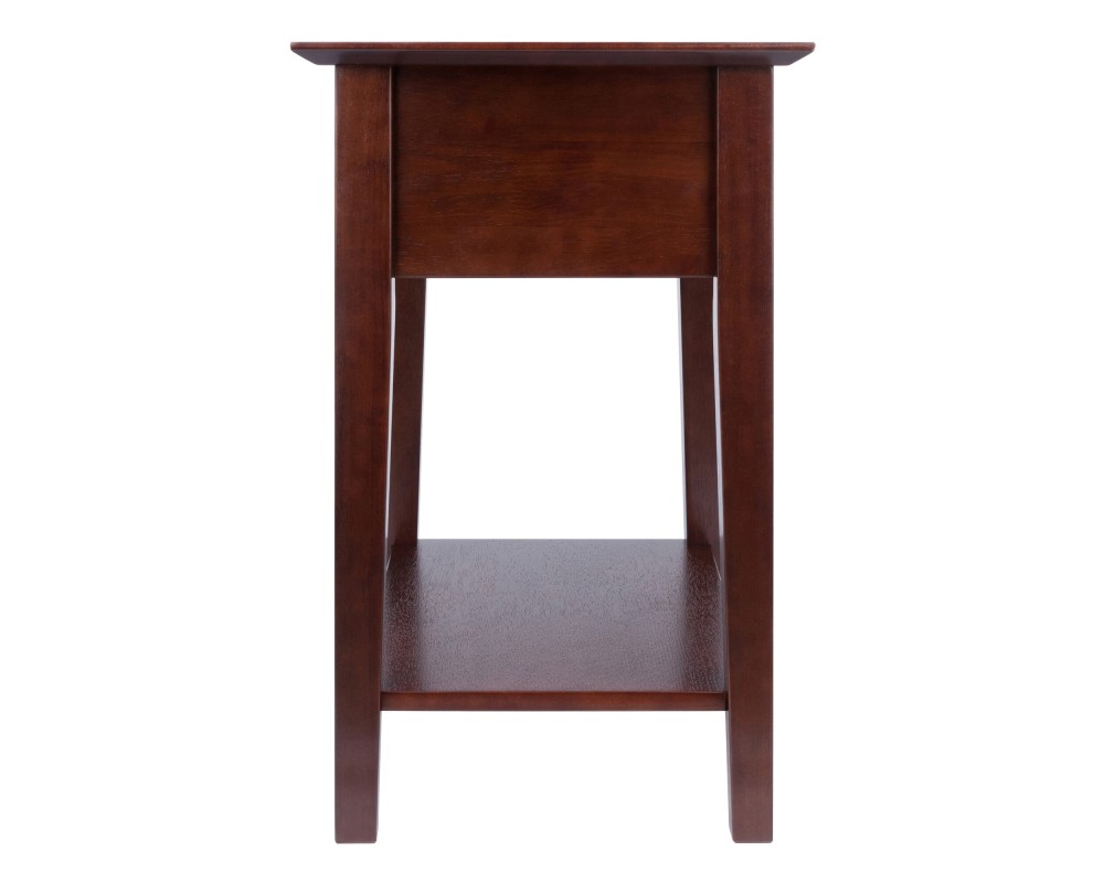 Rochester Nightstand, 25' High, 22' Wide, Walnut
