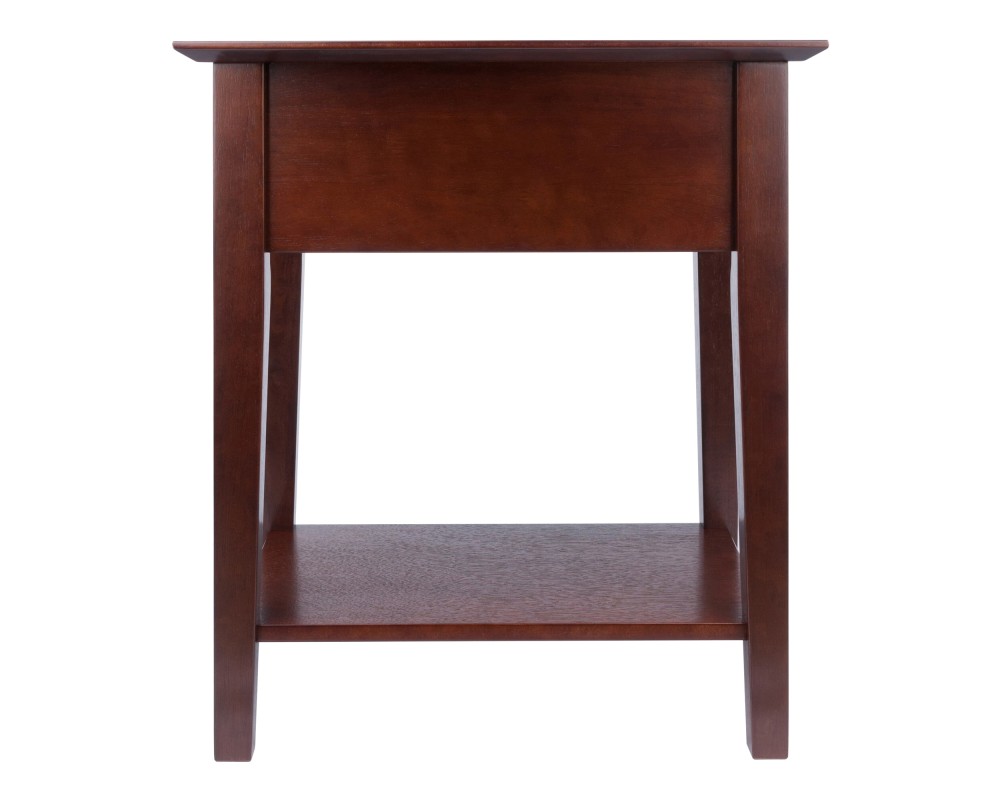 Rochester Nightstand, 25' High, 22' Wide, Walnut