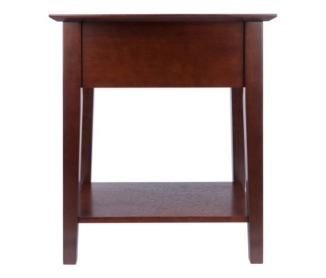 Rochester Nightstand, 25' High, 22' Wide, Walnut