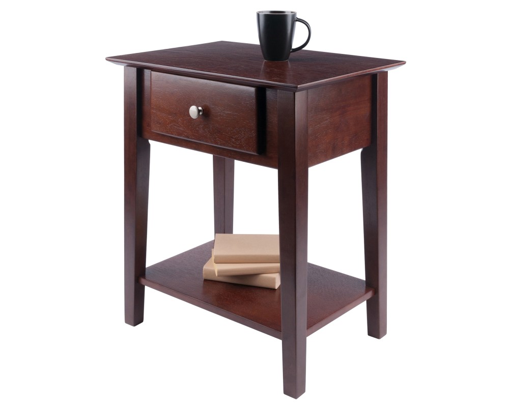Rochester Nightstand, 25' High, 22' Wide, Walnut