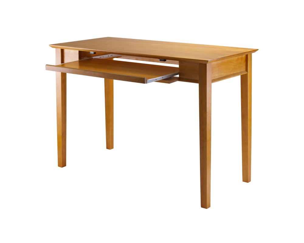 Studio Computer Desk, 29' Tall, 42' Wide, Honey