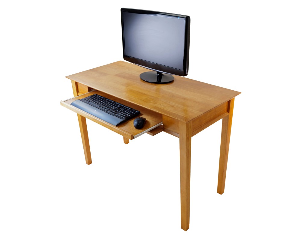 Studio Computer Desk, 29' Tall, 42' Wide, Honey