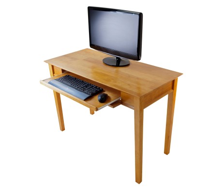 Studio Computer Desk, 29' Tall, 42' Wide, Honey