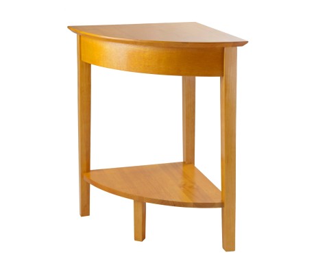 Studio Corner Table, 29' High, 20' Wide, Honey