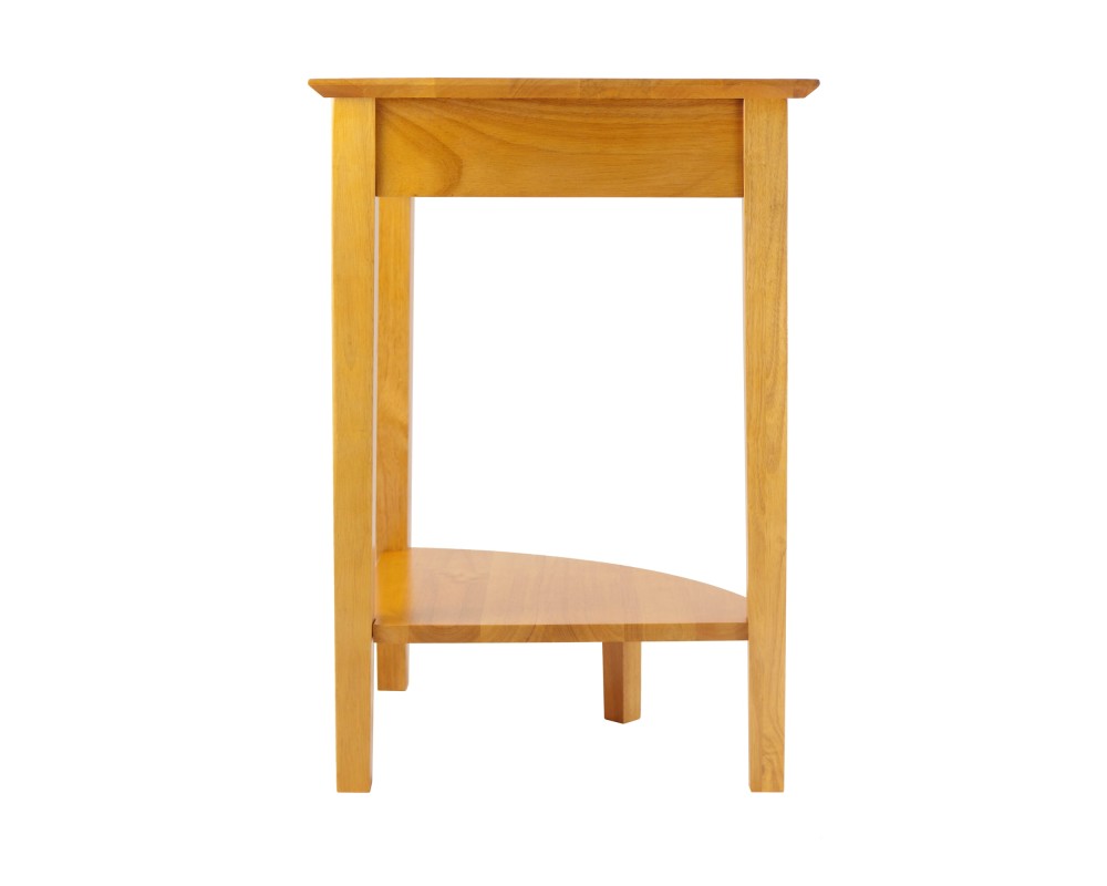 Studio Corner Table, 29' High, 20' Wide, Honey