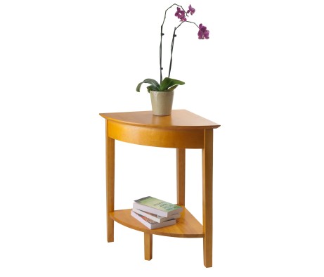 Studio Corner Table, 29' High, 20' Wide, Honey