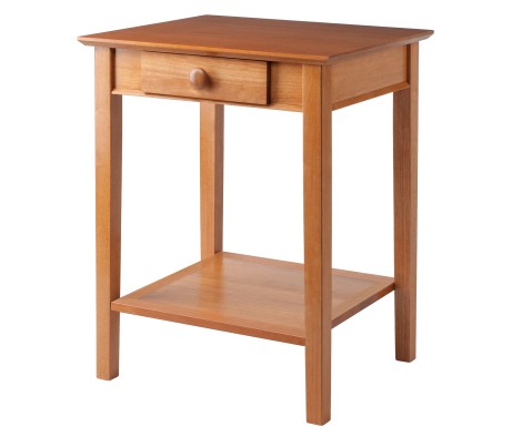Studio End Table, 29' High, 23' Wide, Honey
