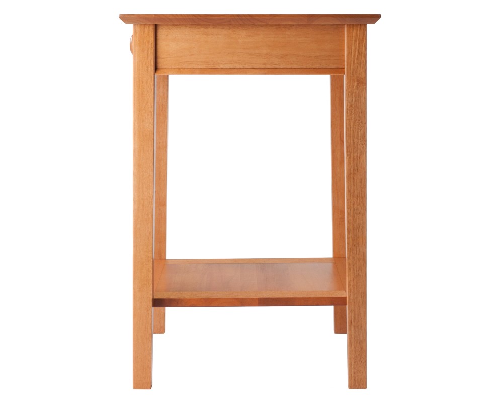 Studio End Table, 29' High, 23' Wide, Honey