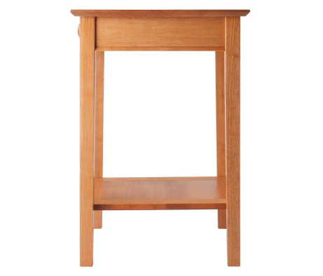 Studio End Table, 29' High, 23' Wide, Honey