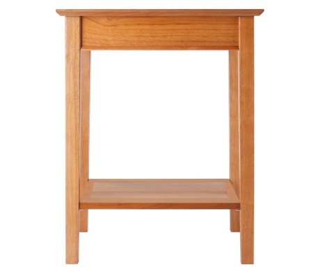 Studio End Table, 29' High, 23' Wide, Honey