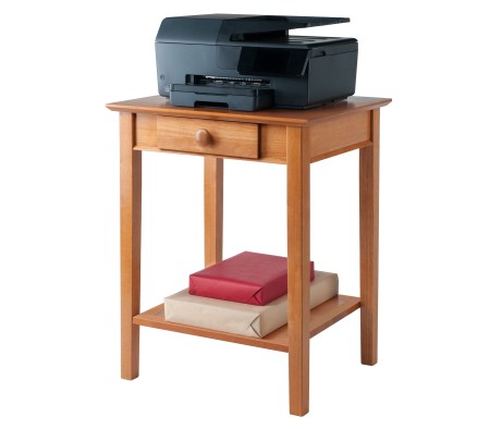 Studio End Table, 29' High, 23' Wide, Honey