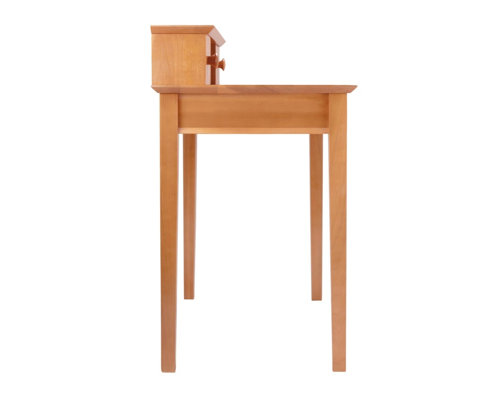 Studio 2-Tiered Desk, 35' High, 30' Wide, Honey