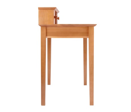 Studio 2-Tiered Desk, 35' High, 30' Wide, Honey