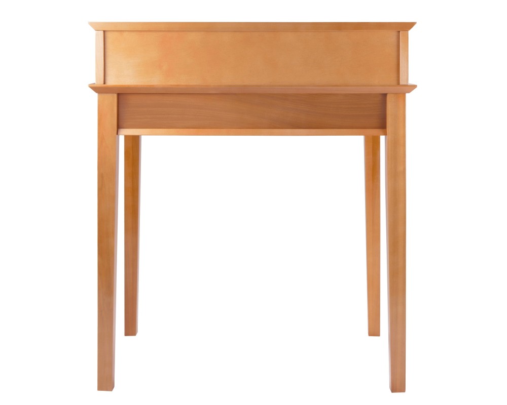 Studio 2-Tiered Desk, 35' High, 30' Wide, Honey