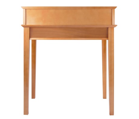 Studio 2-Tiered Desk, 35' High, 30' Wide, Honey