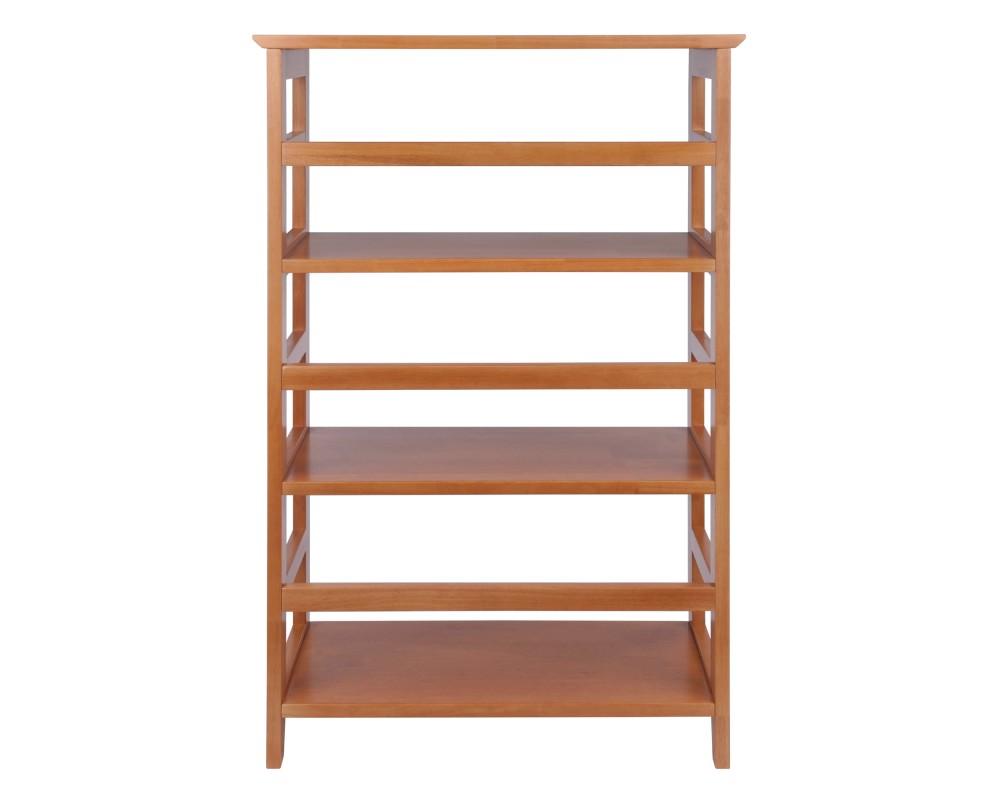 Studio Bookshelf, 4 Shelves, 42' Tall, 26' Wide, Honey