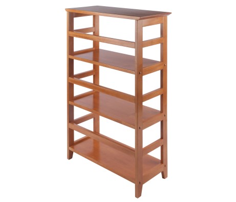 Studio Bookshelf, 4 Shelves, 42' Tall, 26' Wide, Honey
