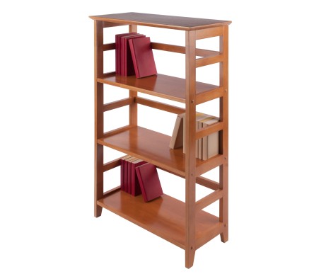 Studio Bookshelf, 4 Shelves, 42' Tall, 26' Wide, Honey