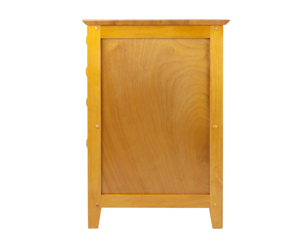 Studio File Cabinet, 4 Drawers, 29' Tall, 18' Wide, 20' Deep, Honey