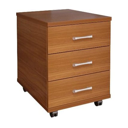 Monolith Mobile Cabinet, 3 Drawers, 406x518x534 cm