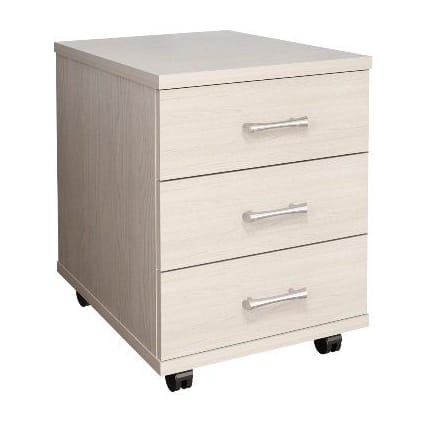 Monolith Mobile Cabinet, 3 Drawers, 406x518x534 cm