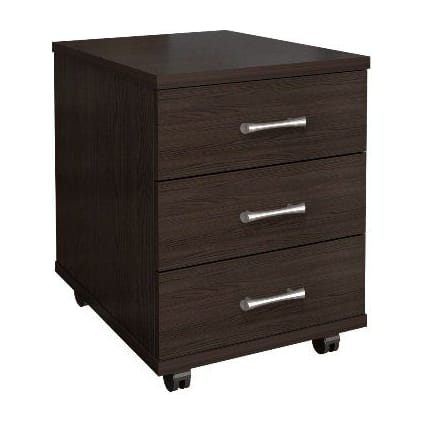 Monolith Mobile Cabinet, 3 Drawers, 406x518x534 cm